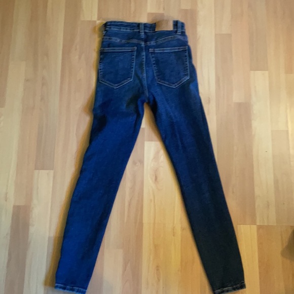 ZARA skinny stretchy blue jeans - Picture 2 of 3